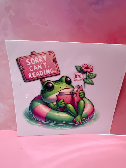 #142 Frog Sorry can't reading