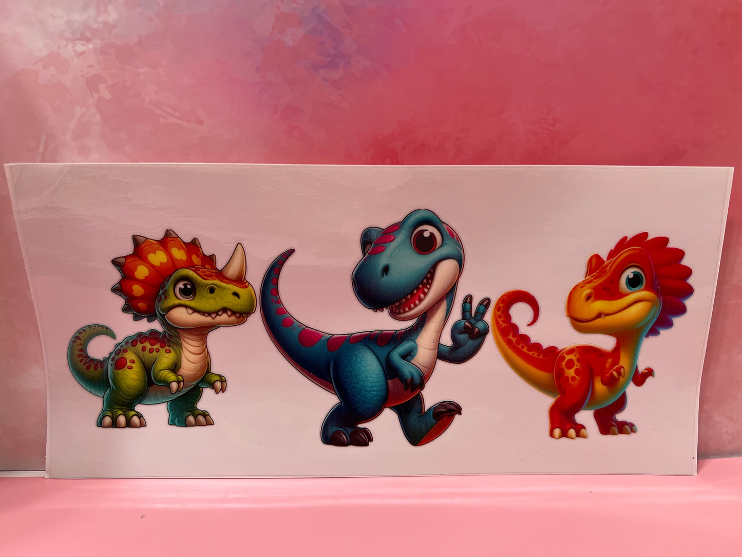 #628 dinosaurs peace sign￼