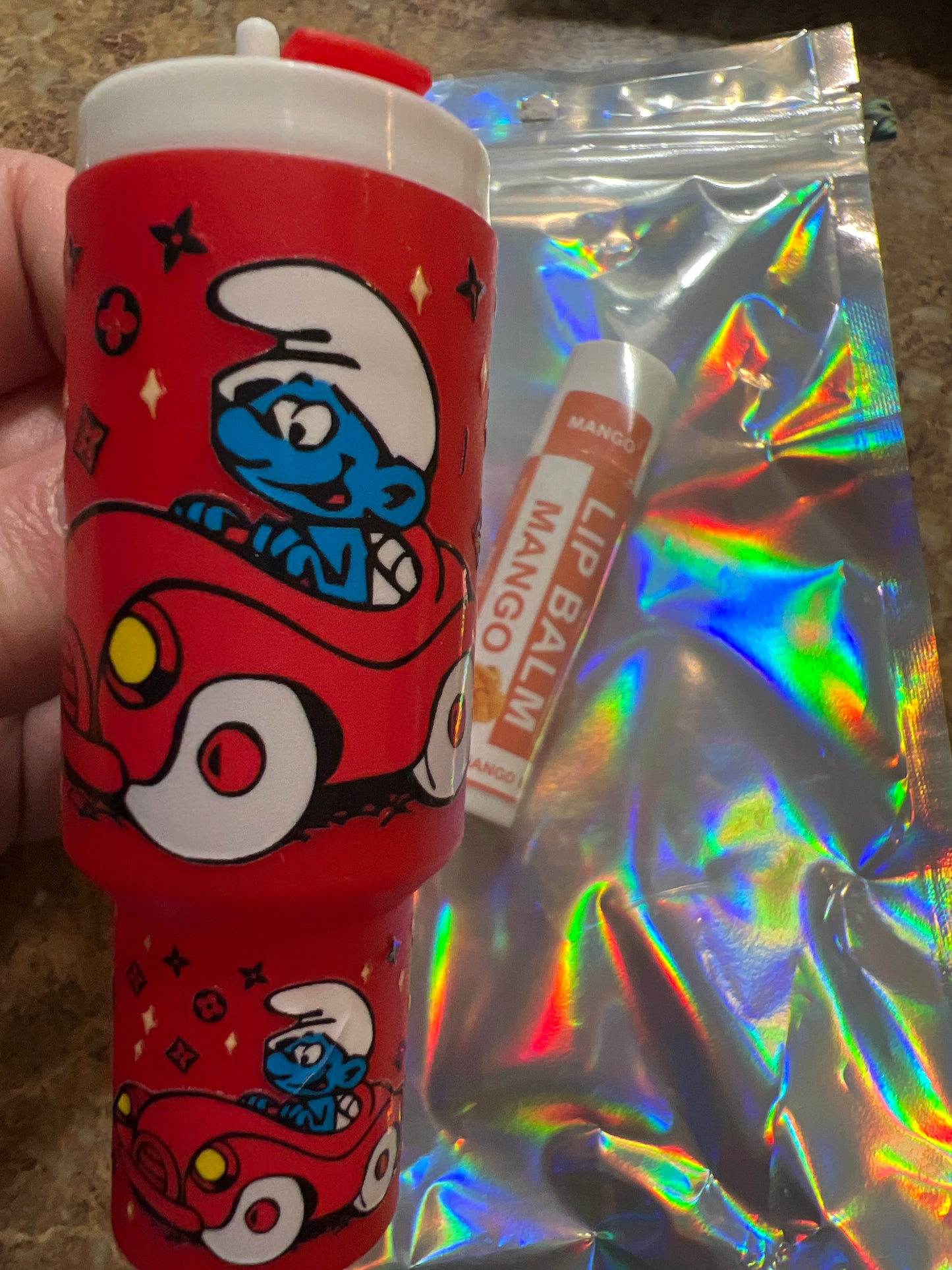 Smurf tumbler