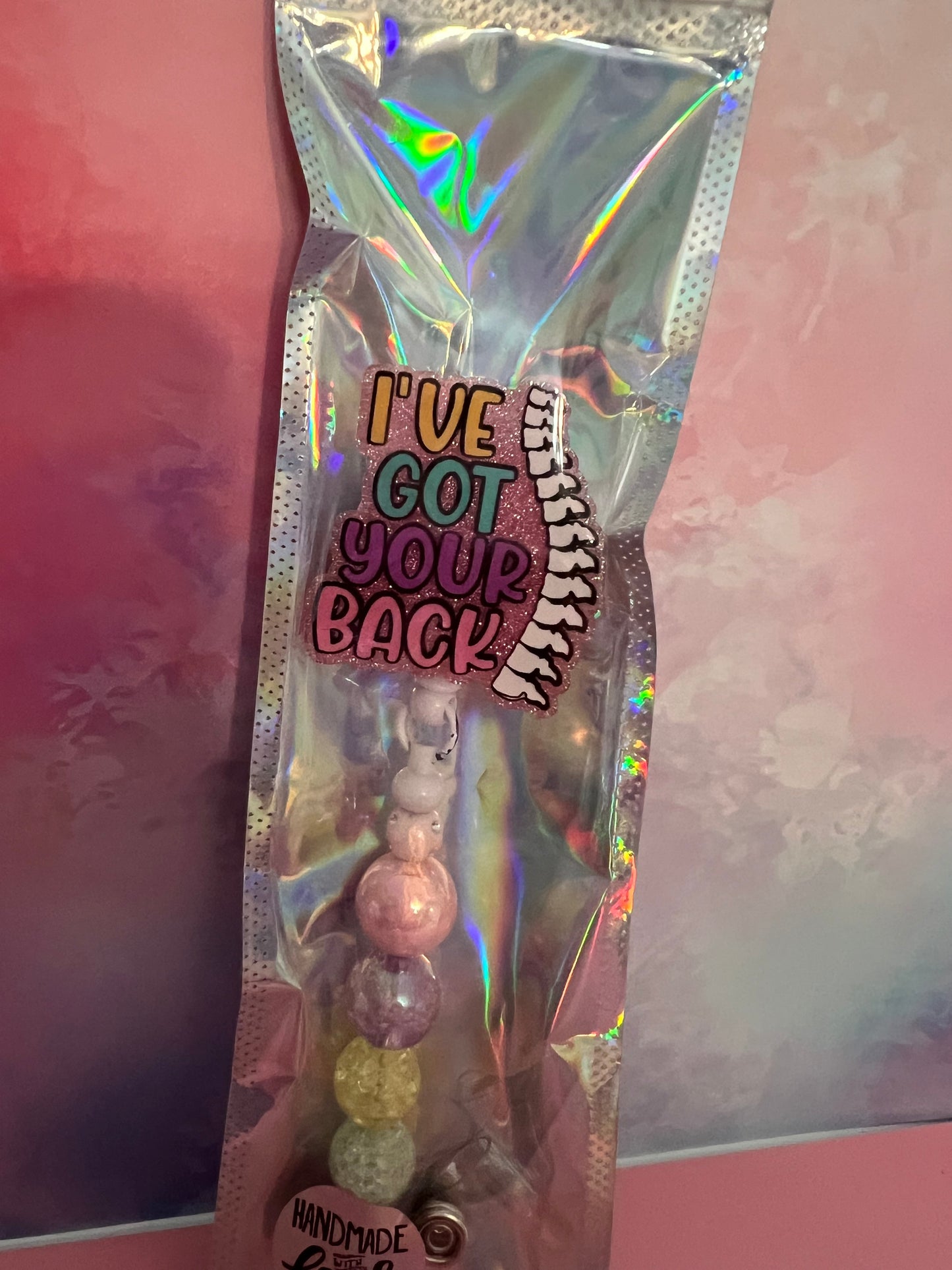 Badge reels various sayings