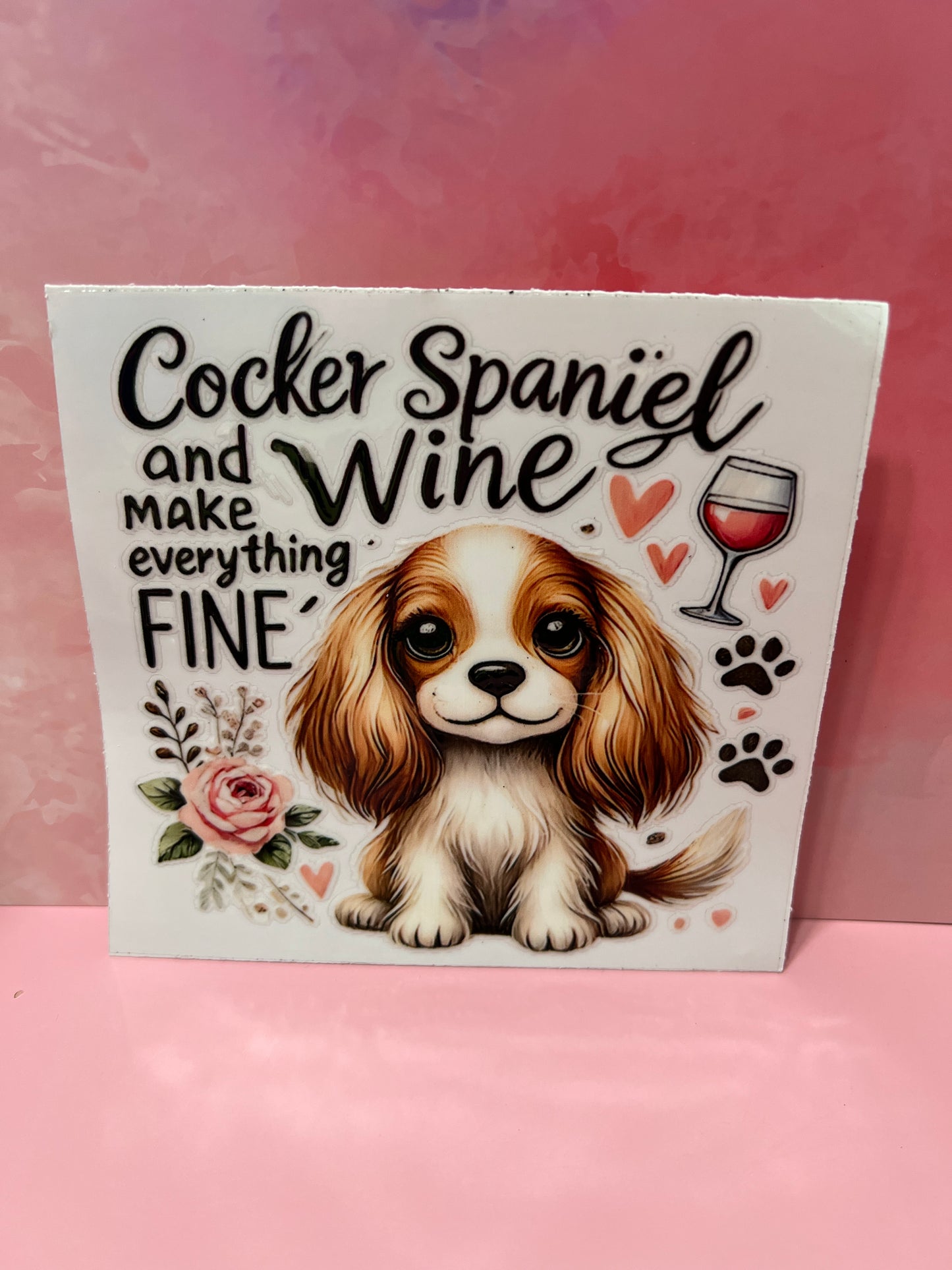 #382 cocker spaniel dog