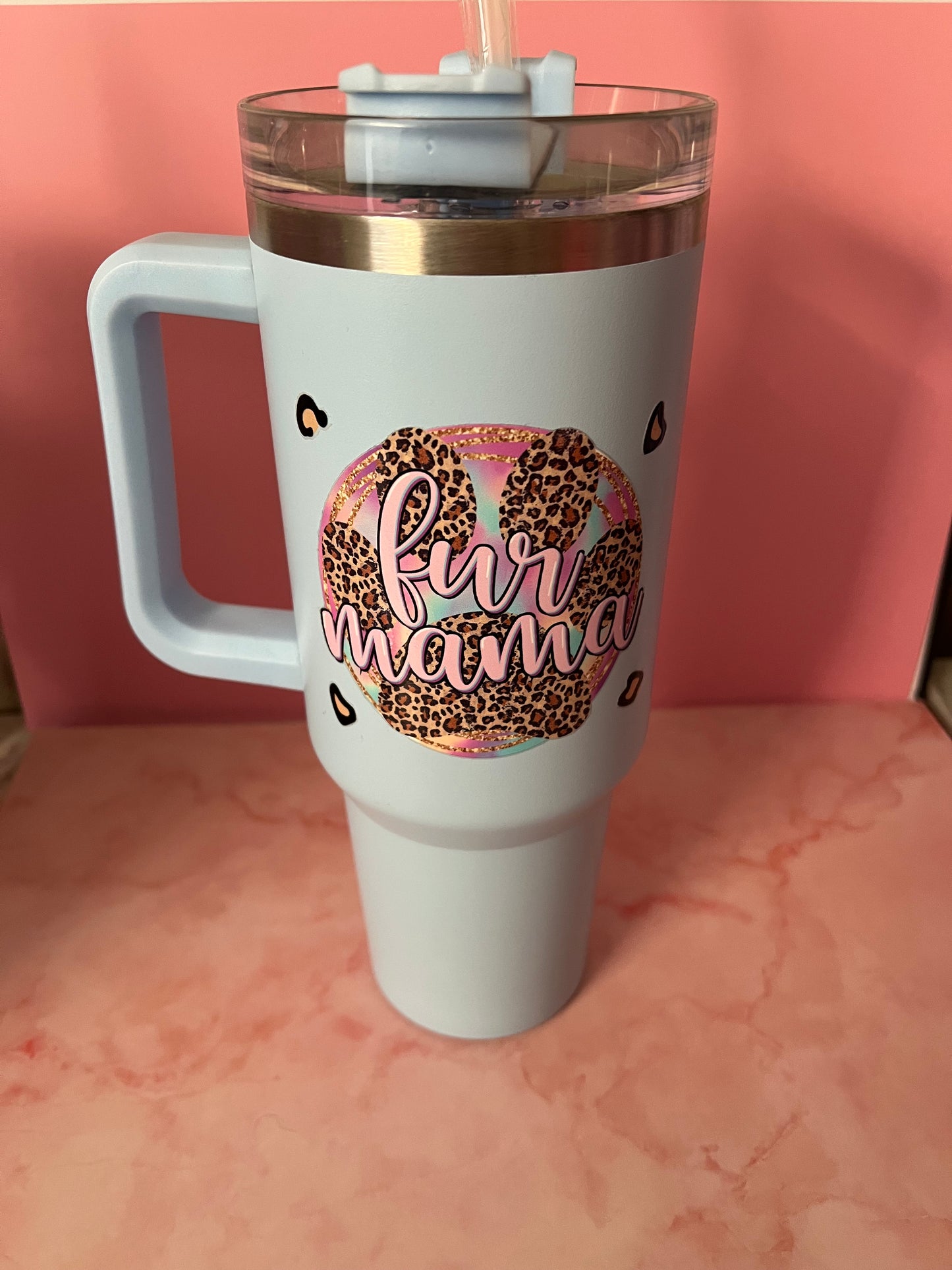 40 oz insulated Dog themed tumblers multiple designs/colors