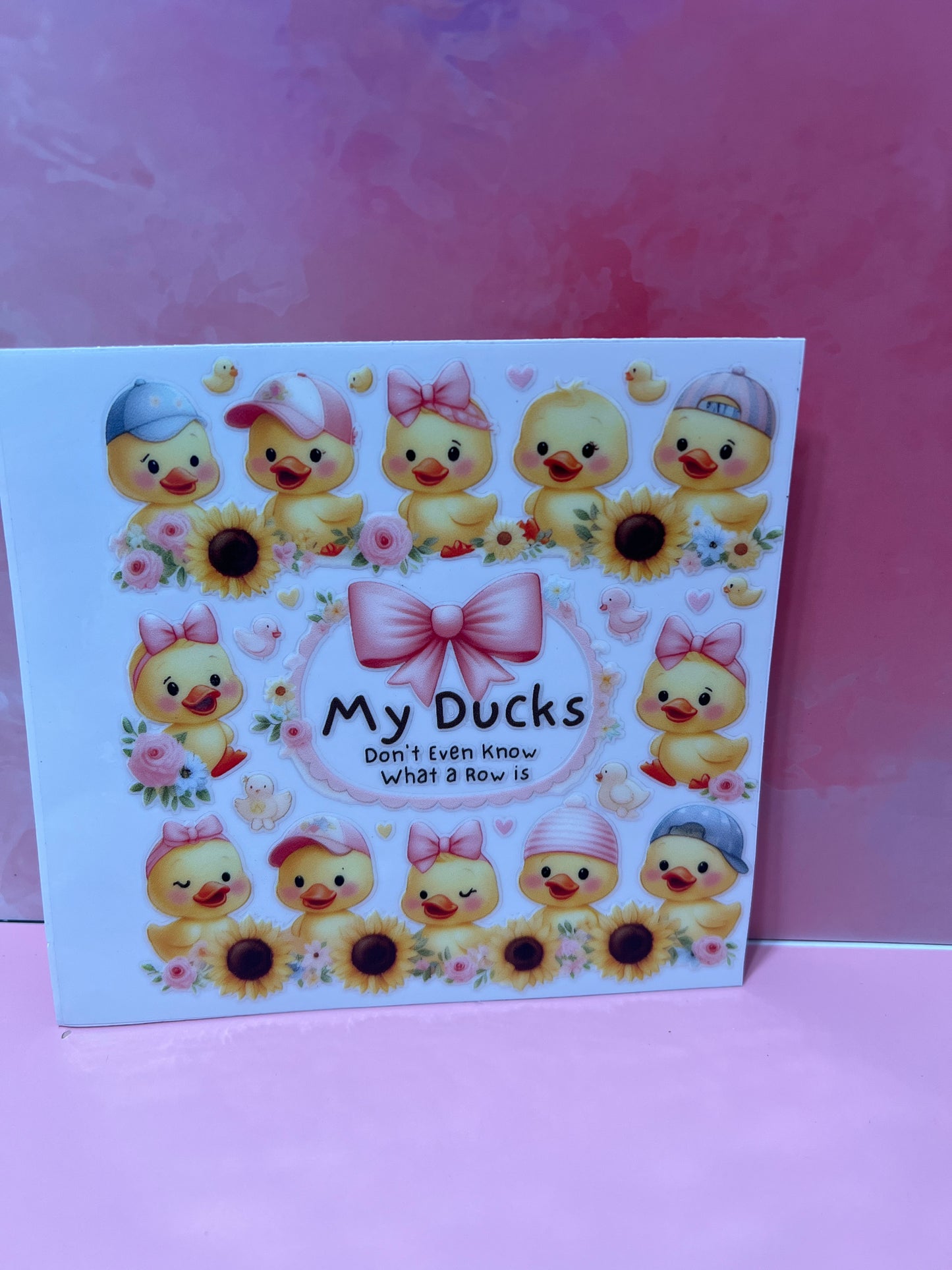 #150 My ducks don't even know what a row is
