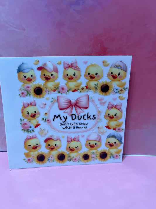 #150 My ducks don't even know what a row is