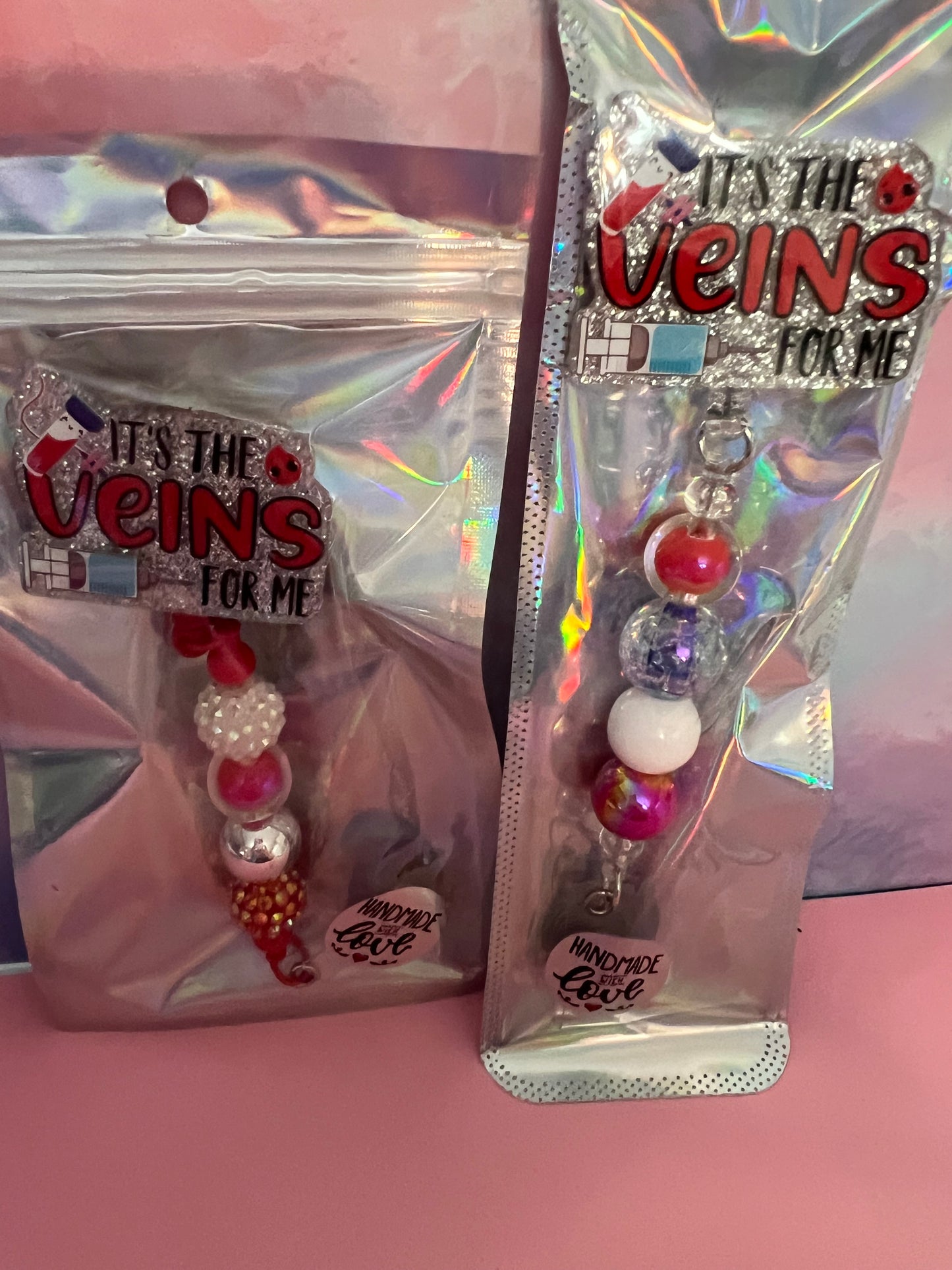 Medical sayings beaded badge reels