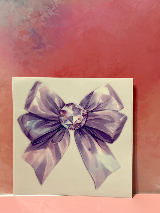 #689 Purple bow
