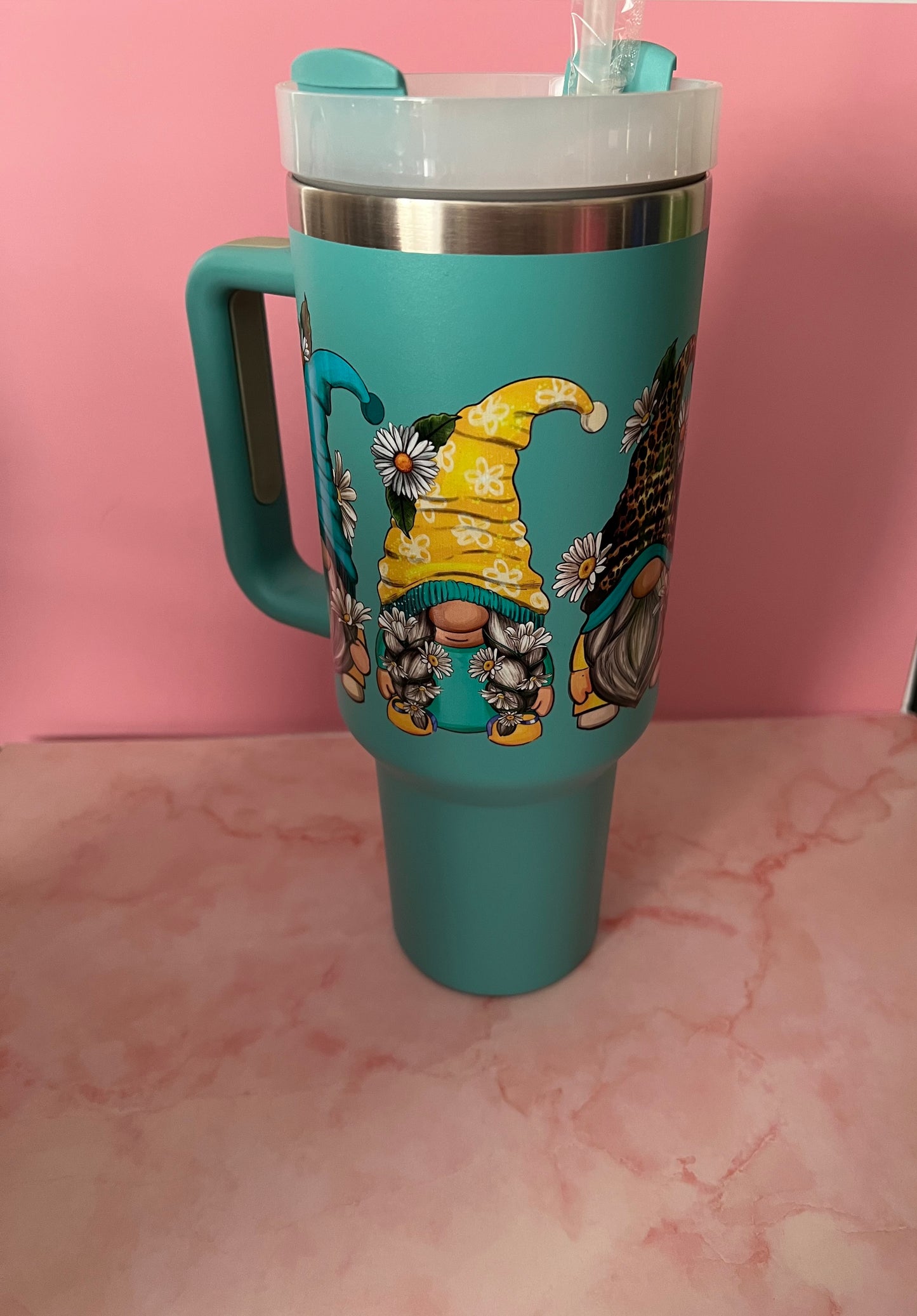 40 oz Gnome insulated tumblers multiple designs/colors