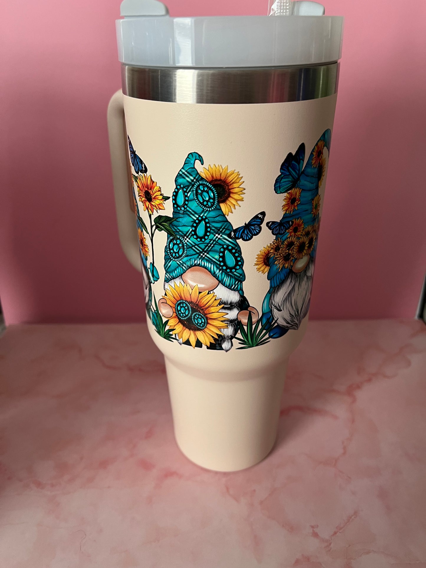 40 oz Gnome insulated tumblers multiple designs/colors