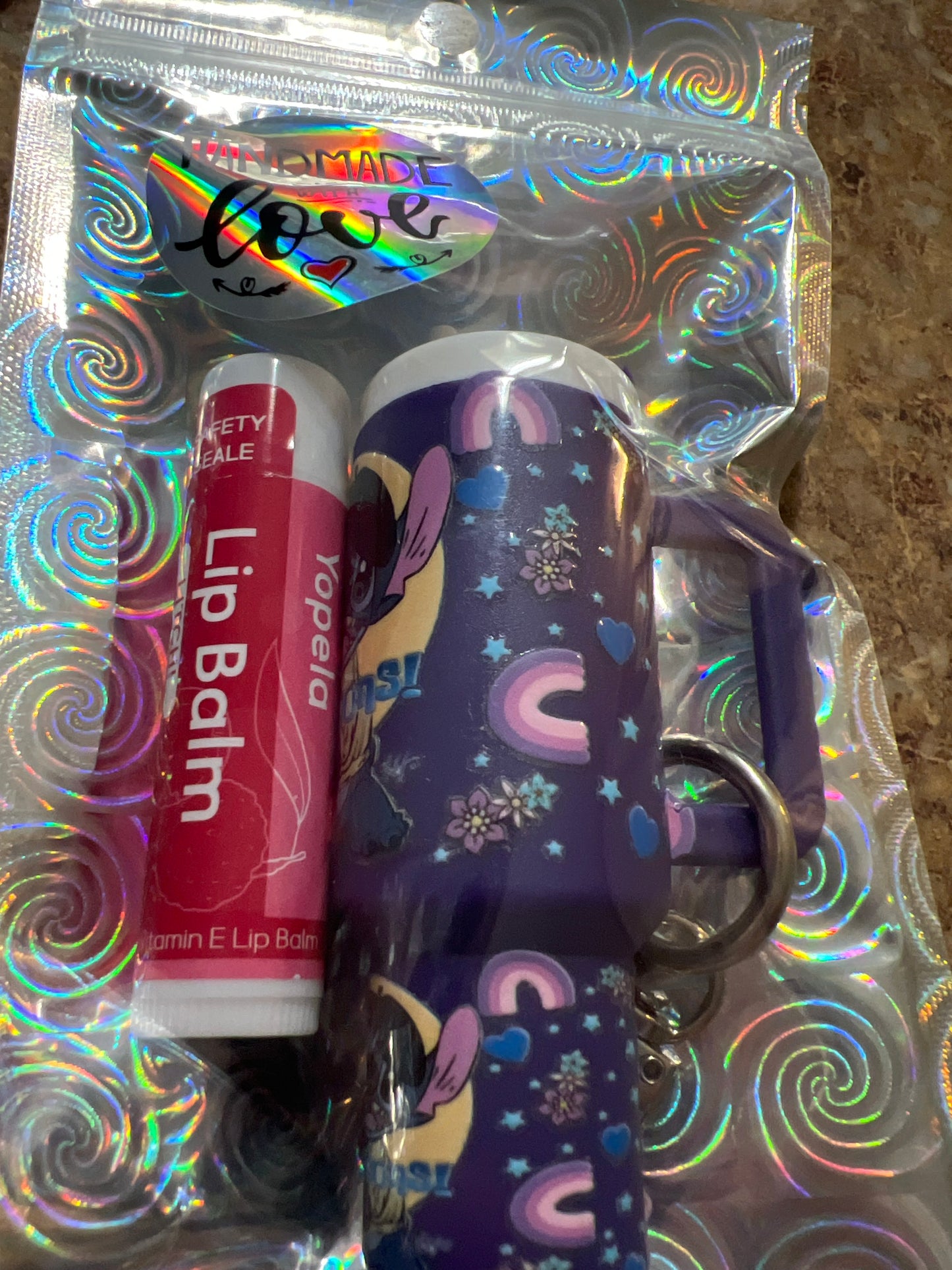 Stitch toons purple tumbler