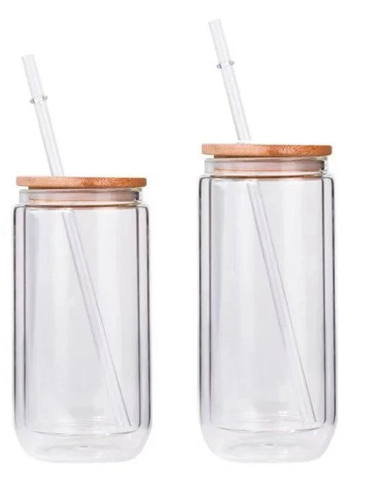 20 Oz Glass Snowglobe Cup