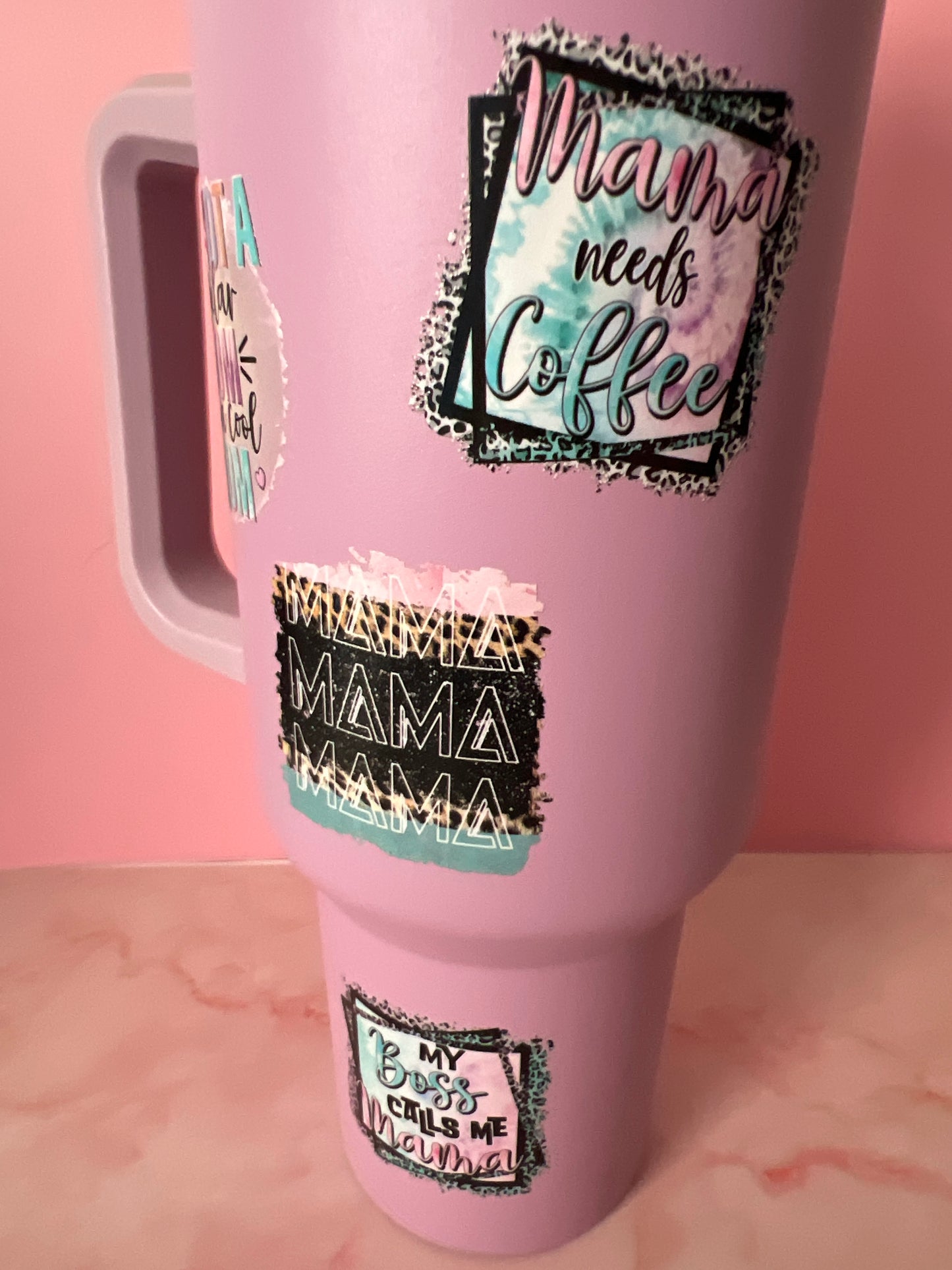 40 oz insulated Mama tumbler