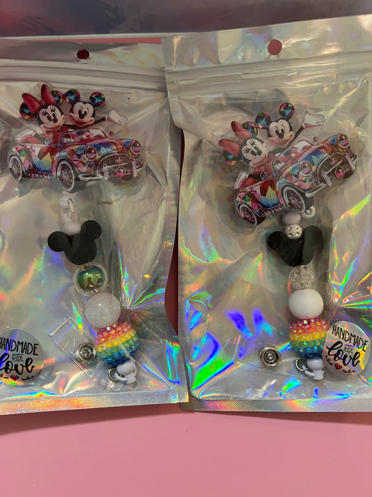 Mickey & Minnie Badge reels
