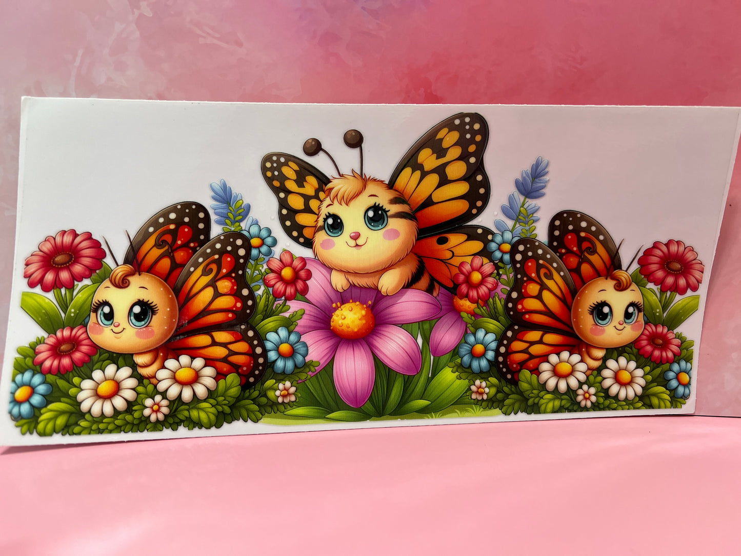 #126 Bee orange & yellow