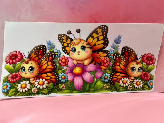 #126 Bee orange & yellow