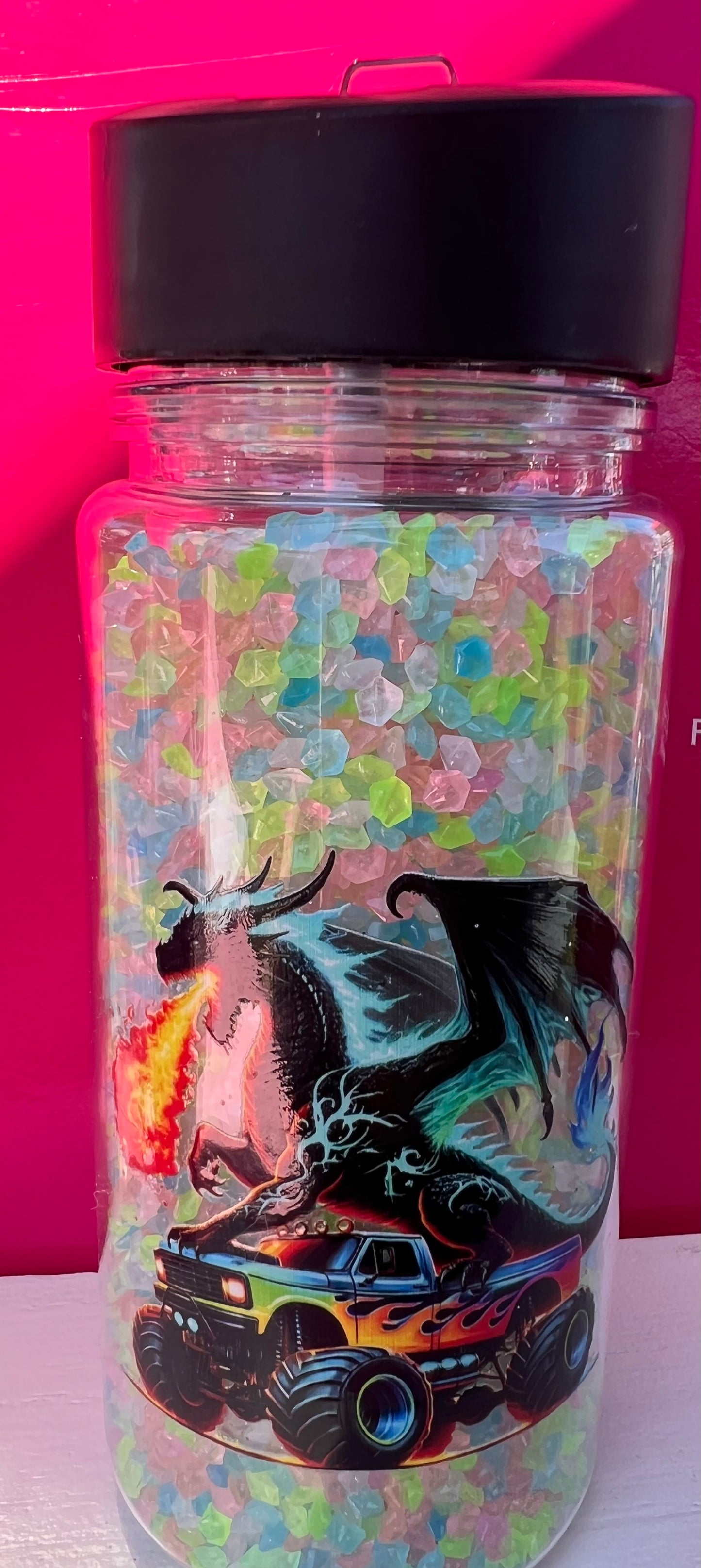 10oz acrylic flip top lid kids cup
