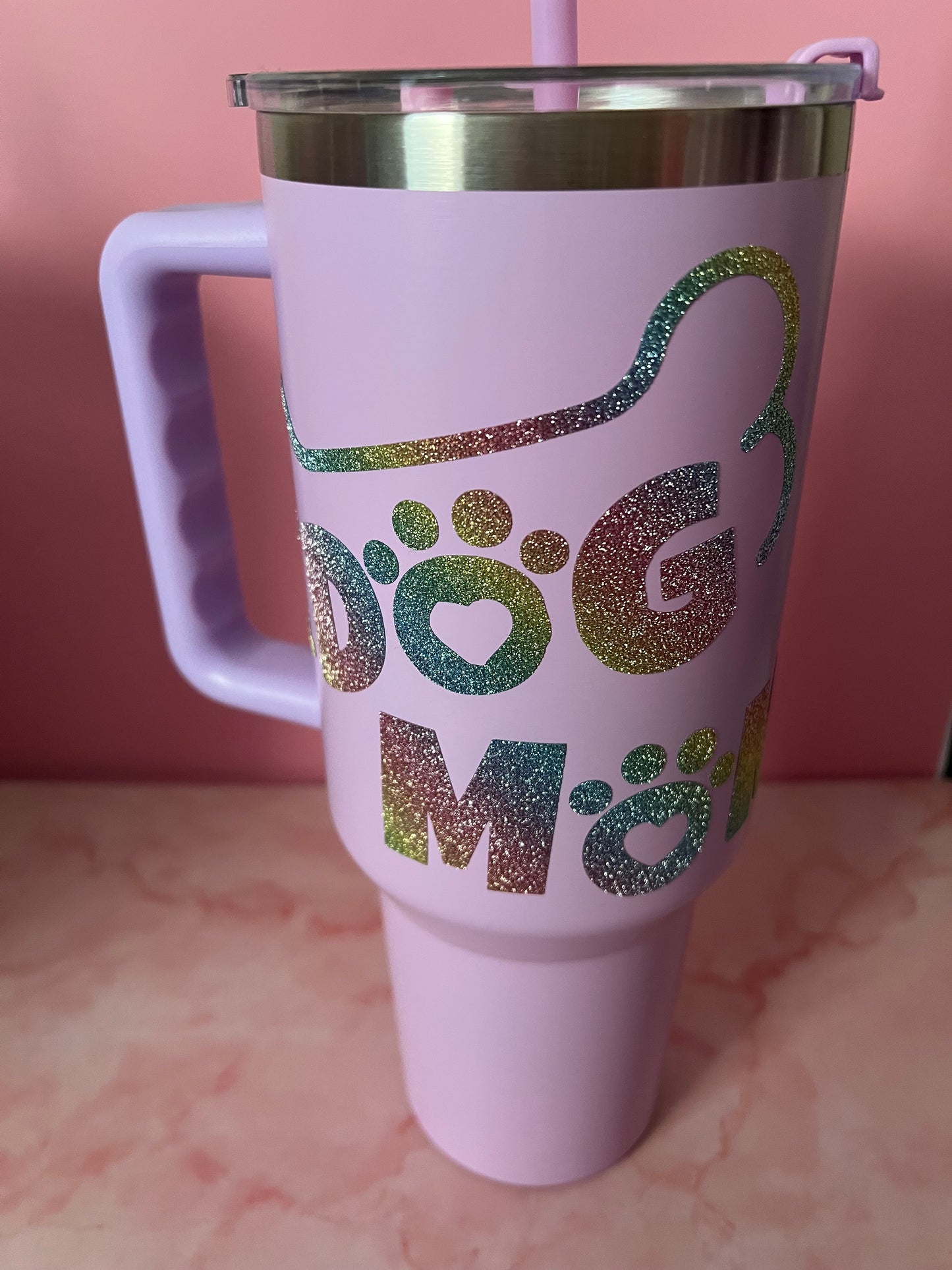 40 oz insulated Dog themed tumblers multiple designs/colors