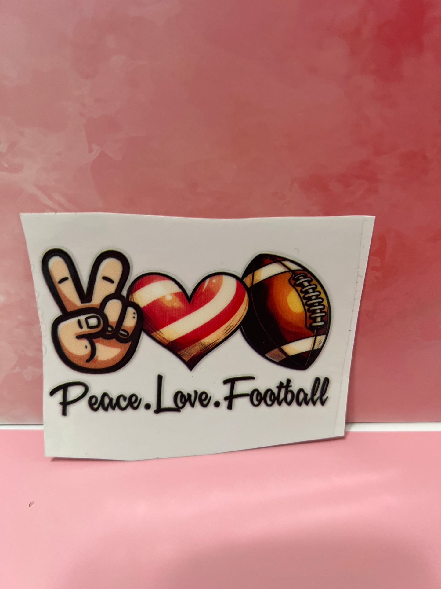 #290 peace love football