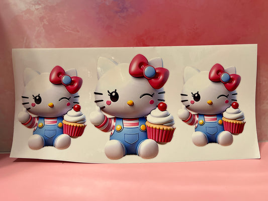 #577 Hello Kitty cupcakes