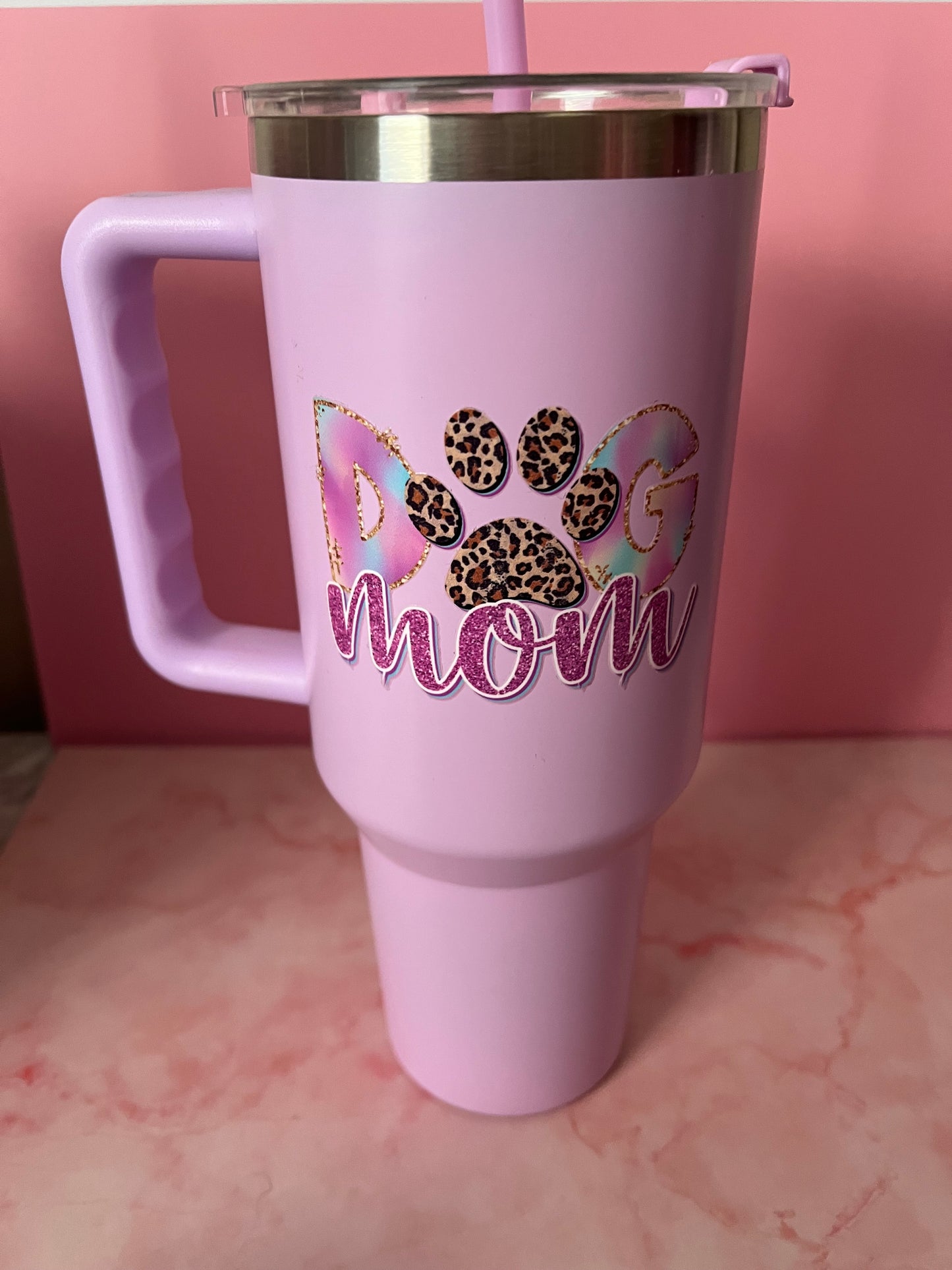 40 oz insulated Dog themed tumblers multiple designs/colors