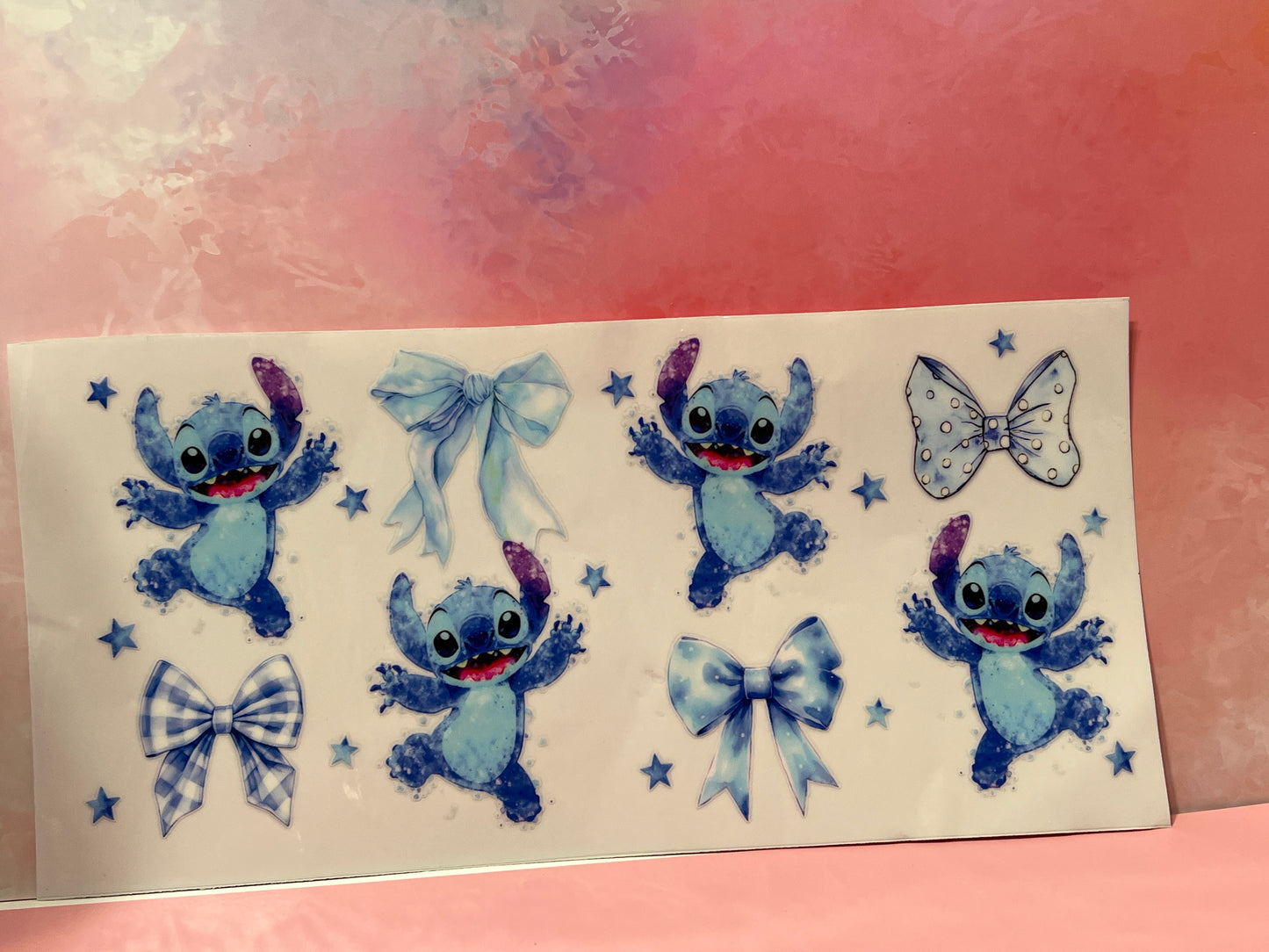 #705 Stich & blue bows