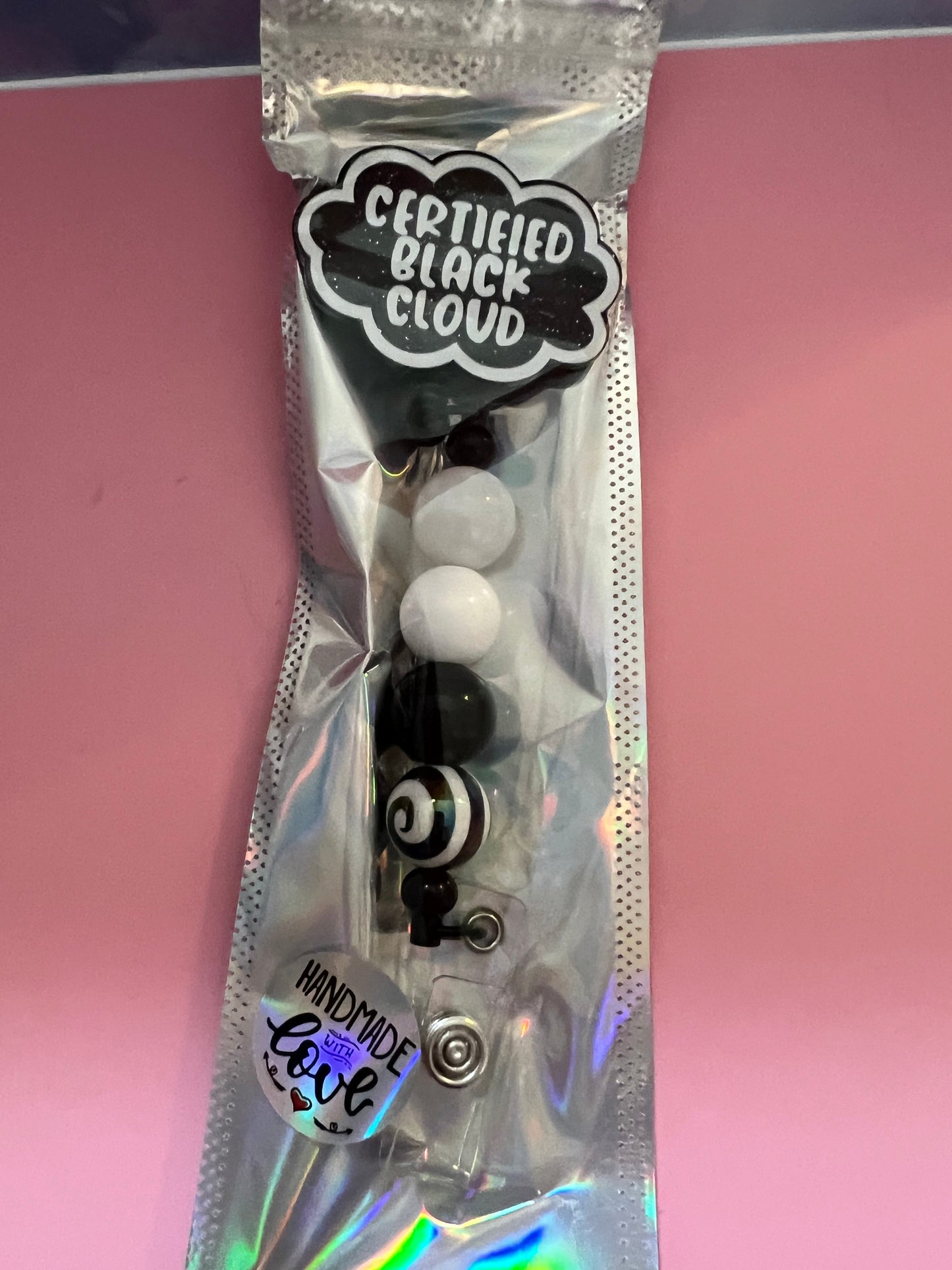 Badge reels various sayings