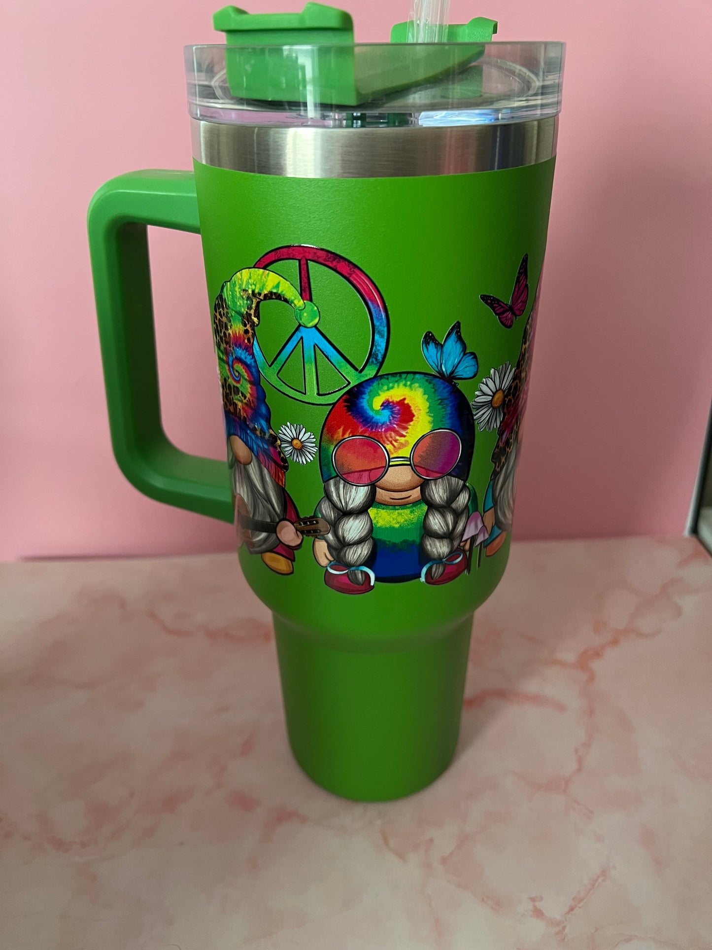 40 oz Gnome insulated tumblers multiple designs/colors