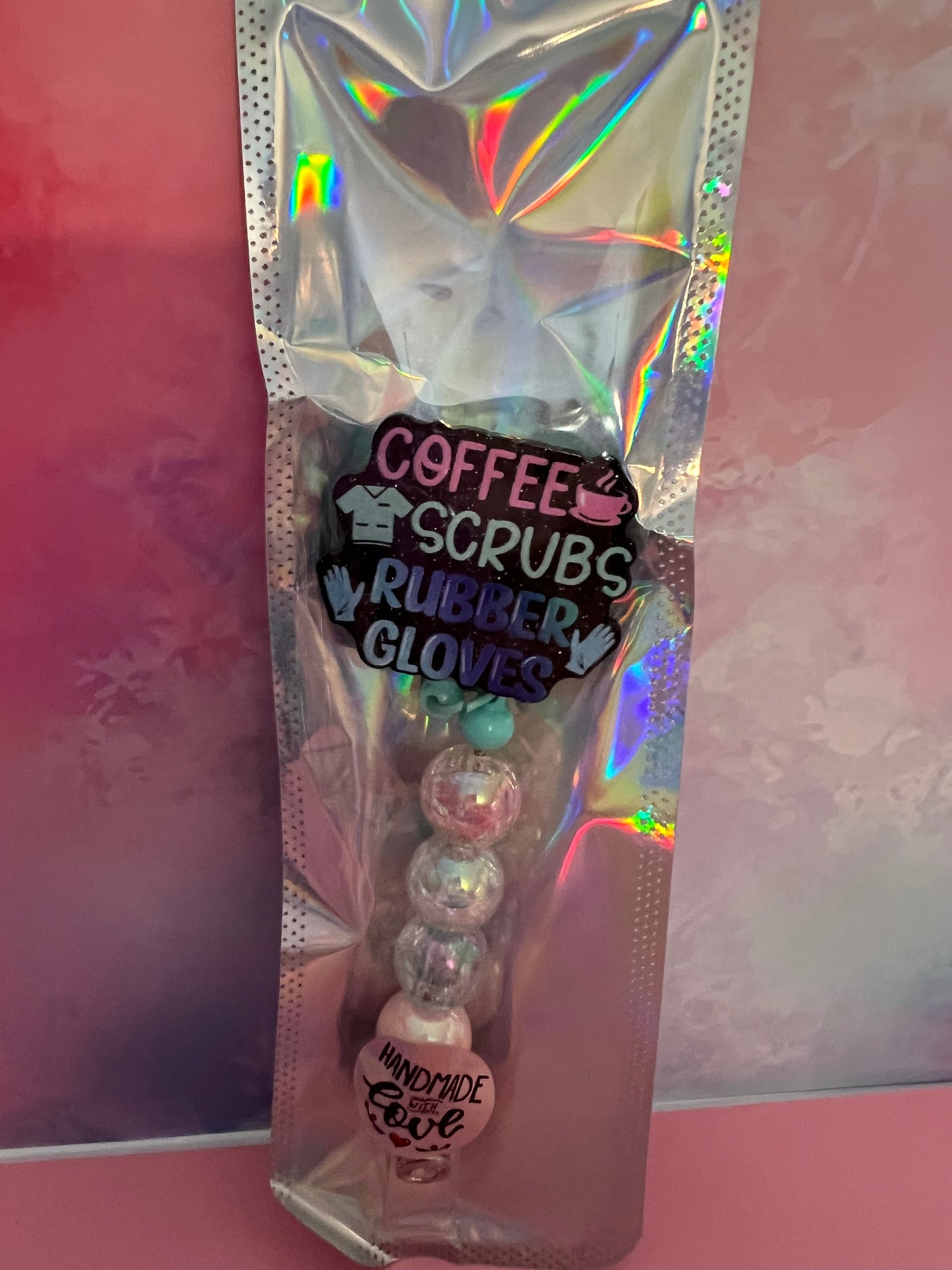 Medical sayings beaded badge reels