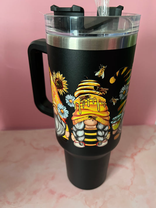 40 oz Gnome insulated tumblers multiple designs/colors