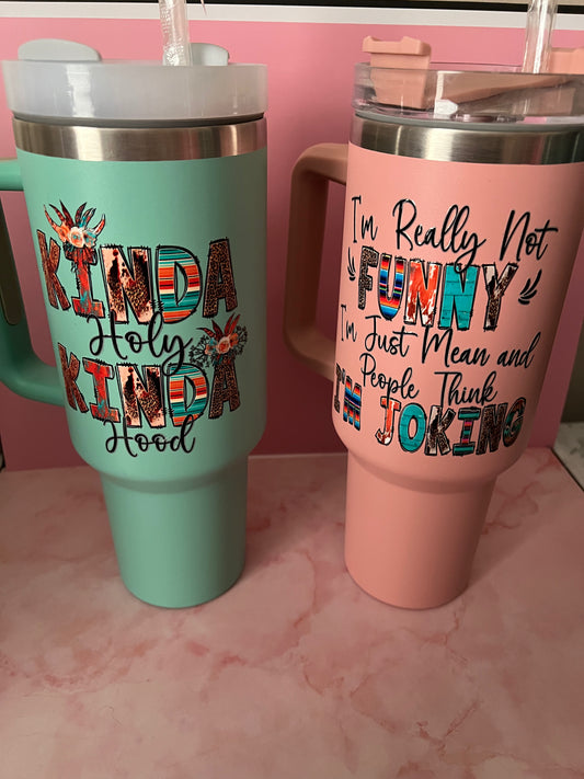 40 oz insulated tumblers