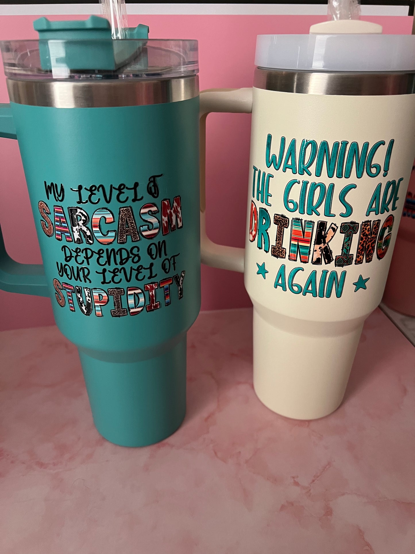 40 oz insulated tumblers