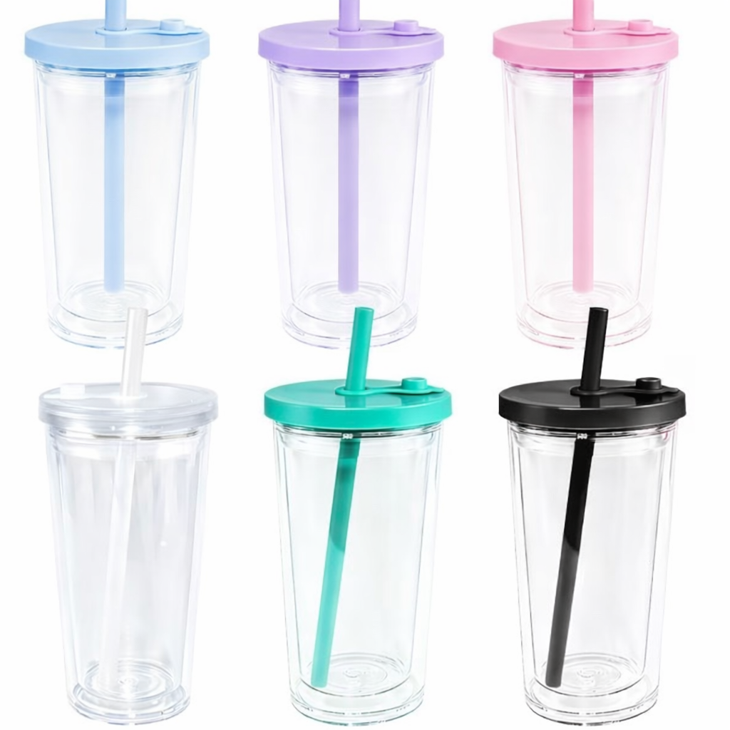 16oz snow globe tumbler with leakproof lid