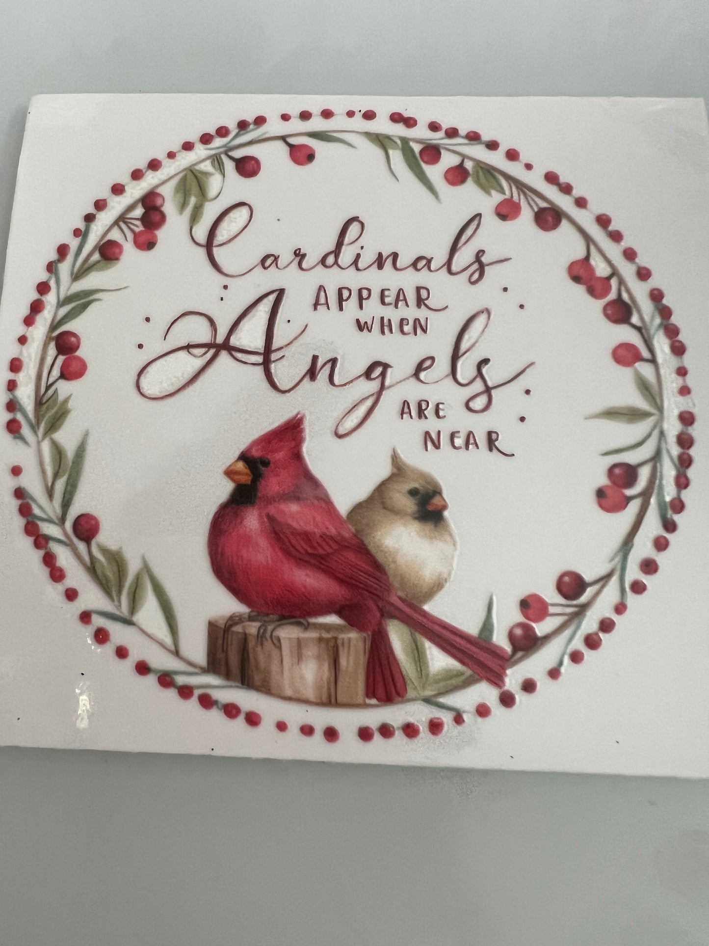 #128K cardinals appear when Angels are near circle image