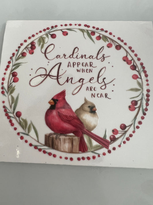#128K cardinals appear when Angels are near circle image