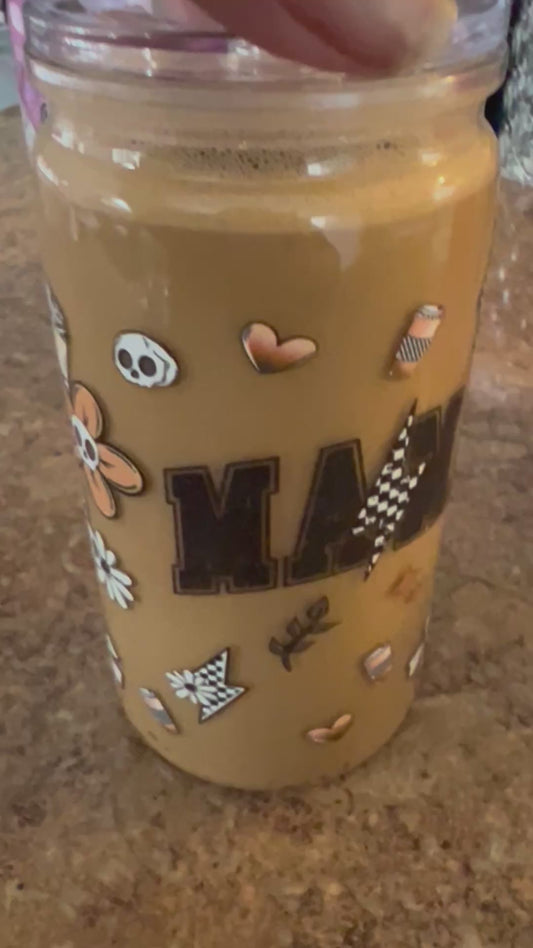 16 oz mama acrylic coffee tumbler