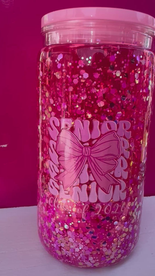 16 oz Senior class of 2026 lava acrylic tumbler